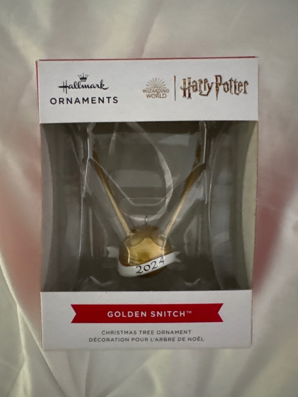 Harry Potter 2024 Golden Snitch Ornament